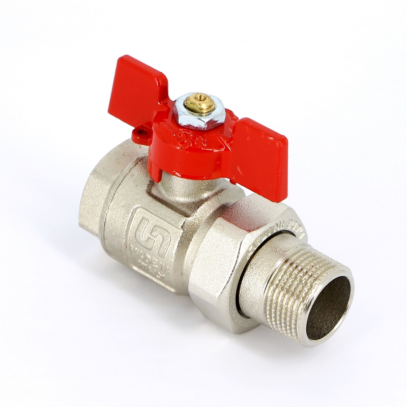 Кран НВ 3/4 с разъемным соединением, полнопроходной, бабочка ETALON