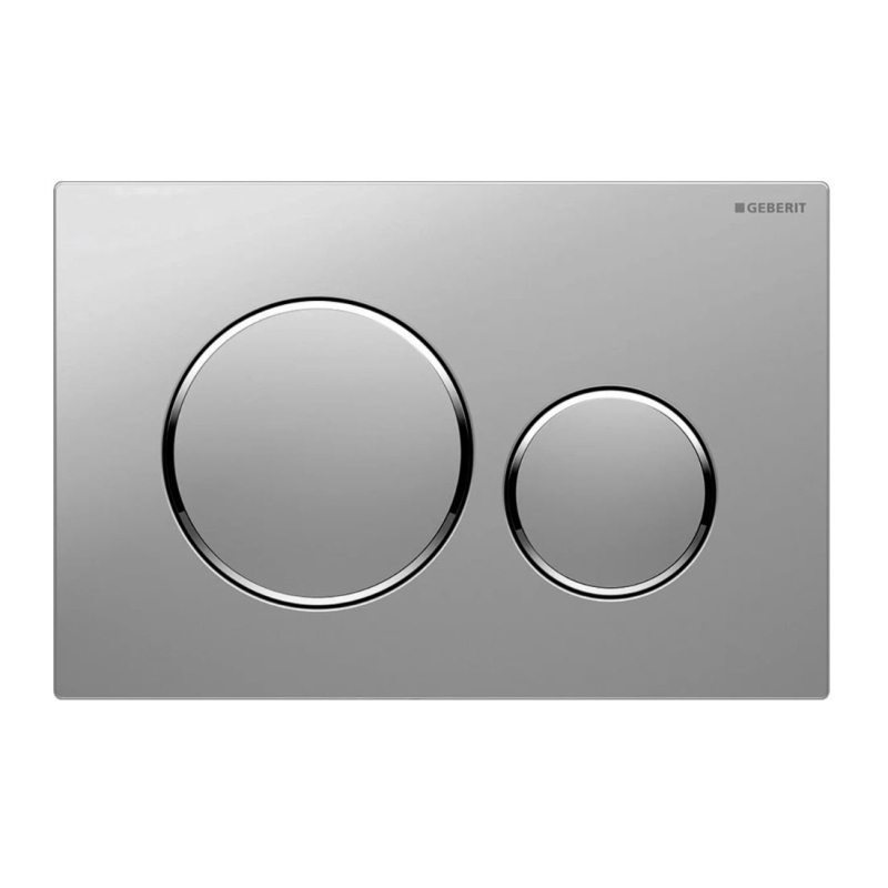 Кнопка смыва Geberit Delta20, матовый хром