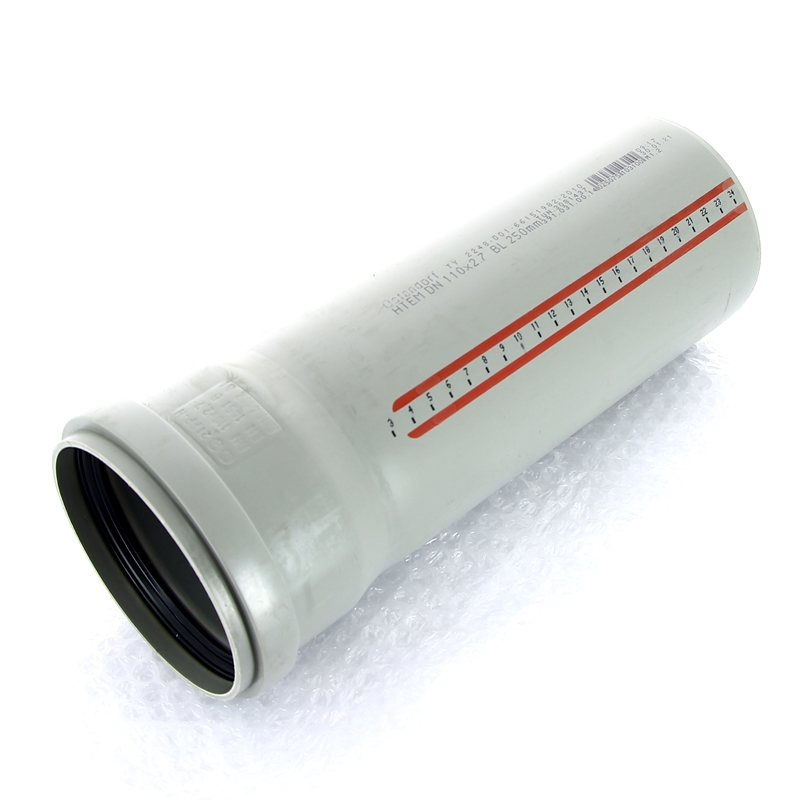 Труба канализационная Ostendorf HT 110х250 мм с раструбом 508013