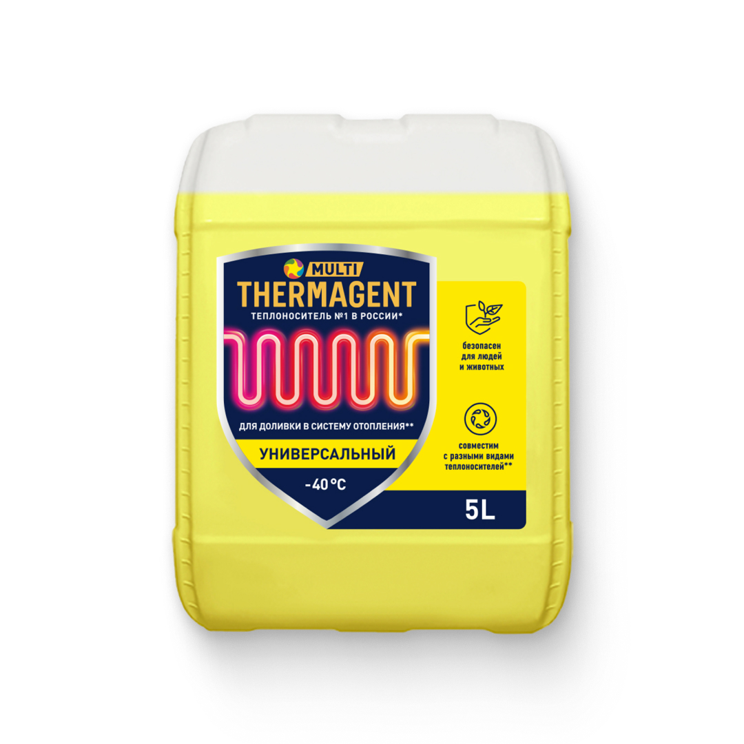 Теплоноситель универсальный THERMAGENT ЭKO -40°С (MULTI) 5кг (Пропиленгликоль)