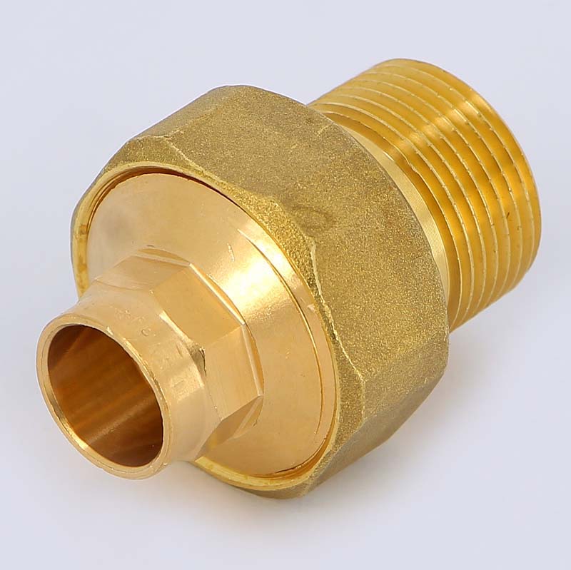 Разъемное соединение пайка-Н 15х3/4' с коническим уплотнением