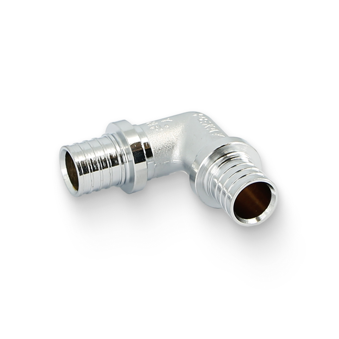 Угольник аксиальный Comap Therm S 90° 20 мм латунь хромированная 12589073002