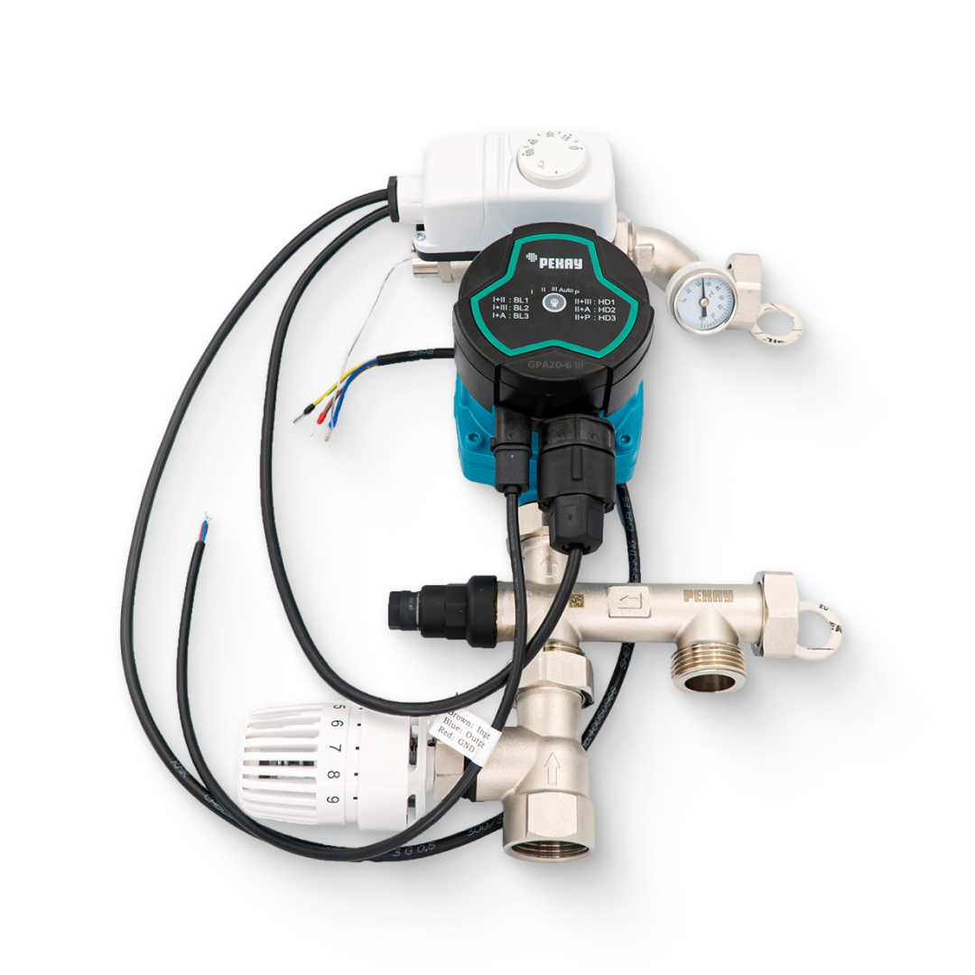 Насосно-смесительный узел 1, c насосом GPA III 20-6