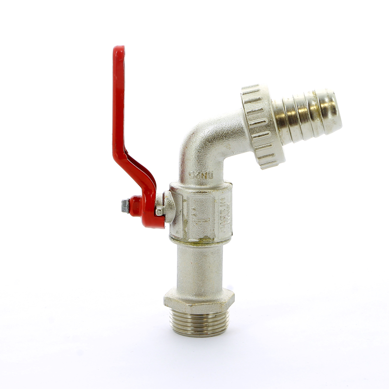 Кран садовый шаровой Н 1' со штуцером ручка