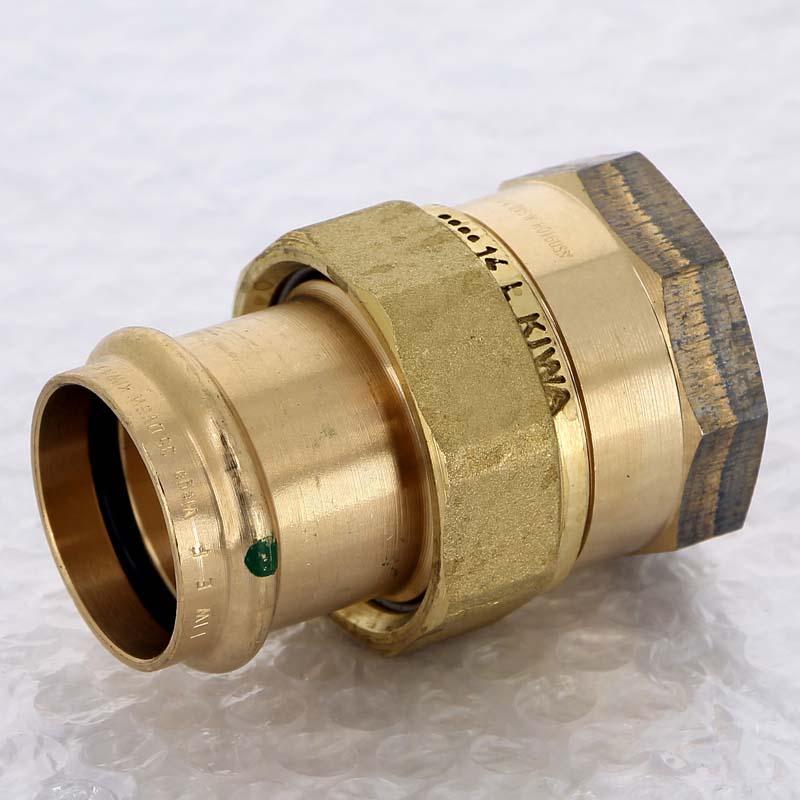 Муфта пресс-В 35х1'1/4 с разъемным соединением бронза Sanpress