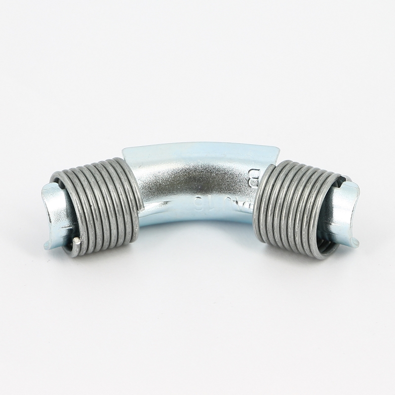 Фиксатор поворота 45' для PEX труб d16, с фиксирующими кольцами