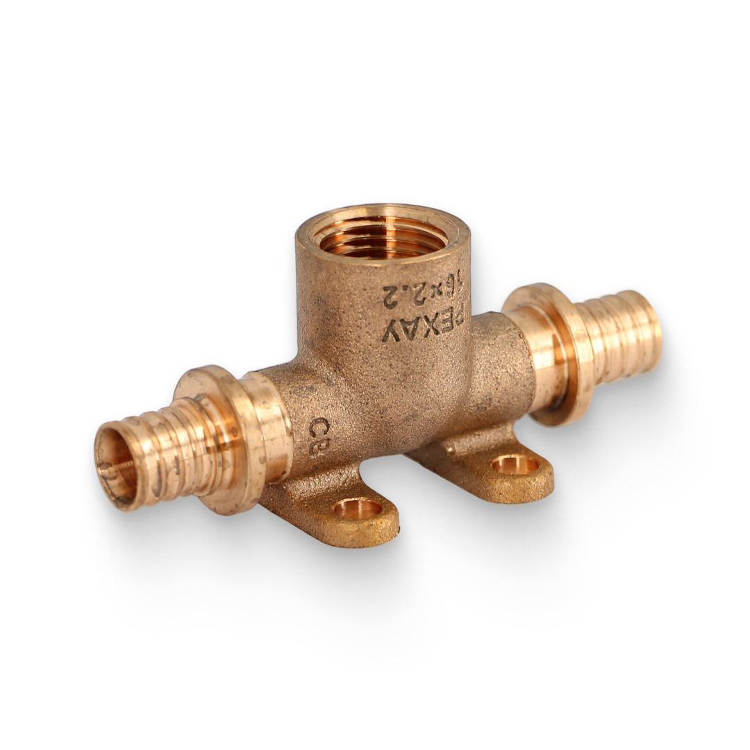 Тройник настенный аксиальный В 16 х 1/2 х 16, RX+, бронза