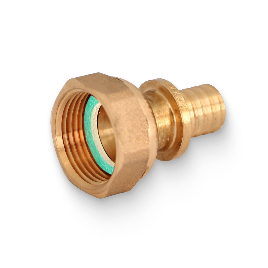 Муфта аксиальная с накидной гайкой В 16 х 3/4, RX+, бронза