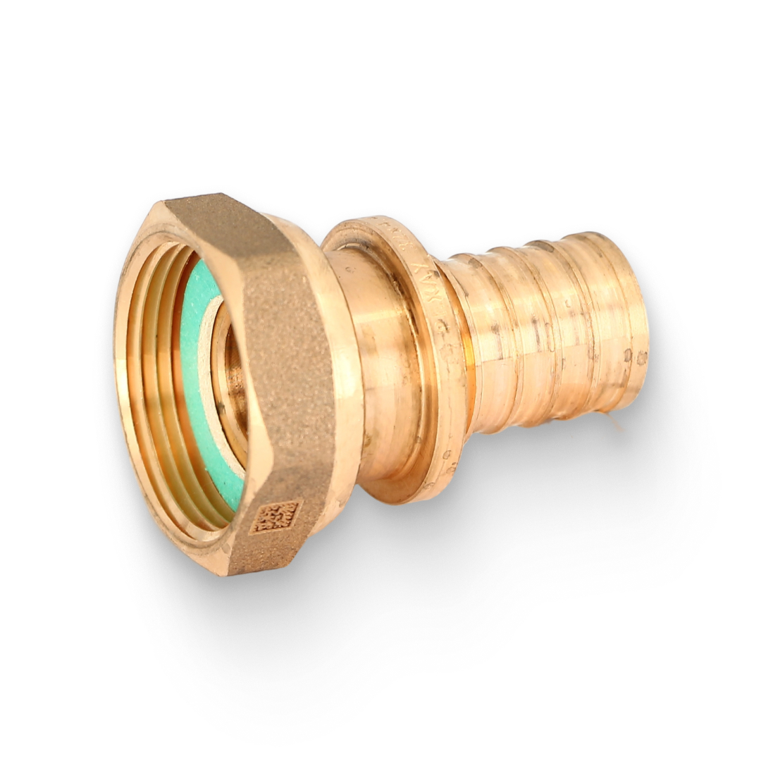 Муфта аксиальная с накидной гайкой В 32 х 1 1/4, RX+, бронза