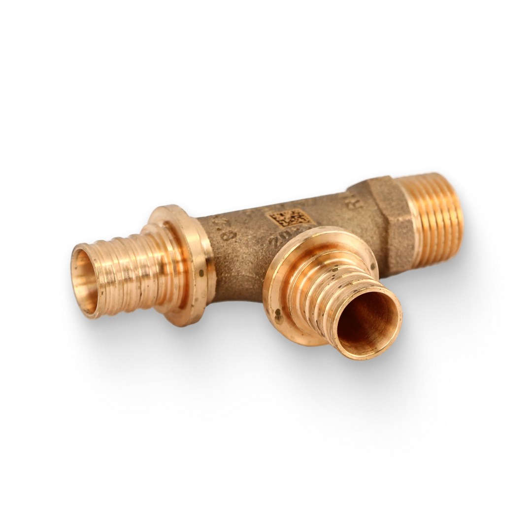 Тройник аксиальный Н 20 х 20 х 1/2, RX+, бронза