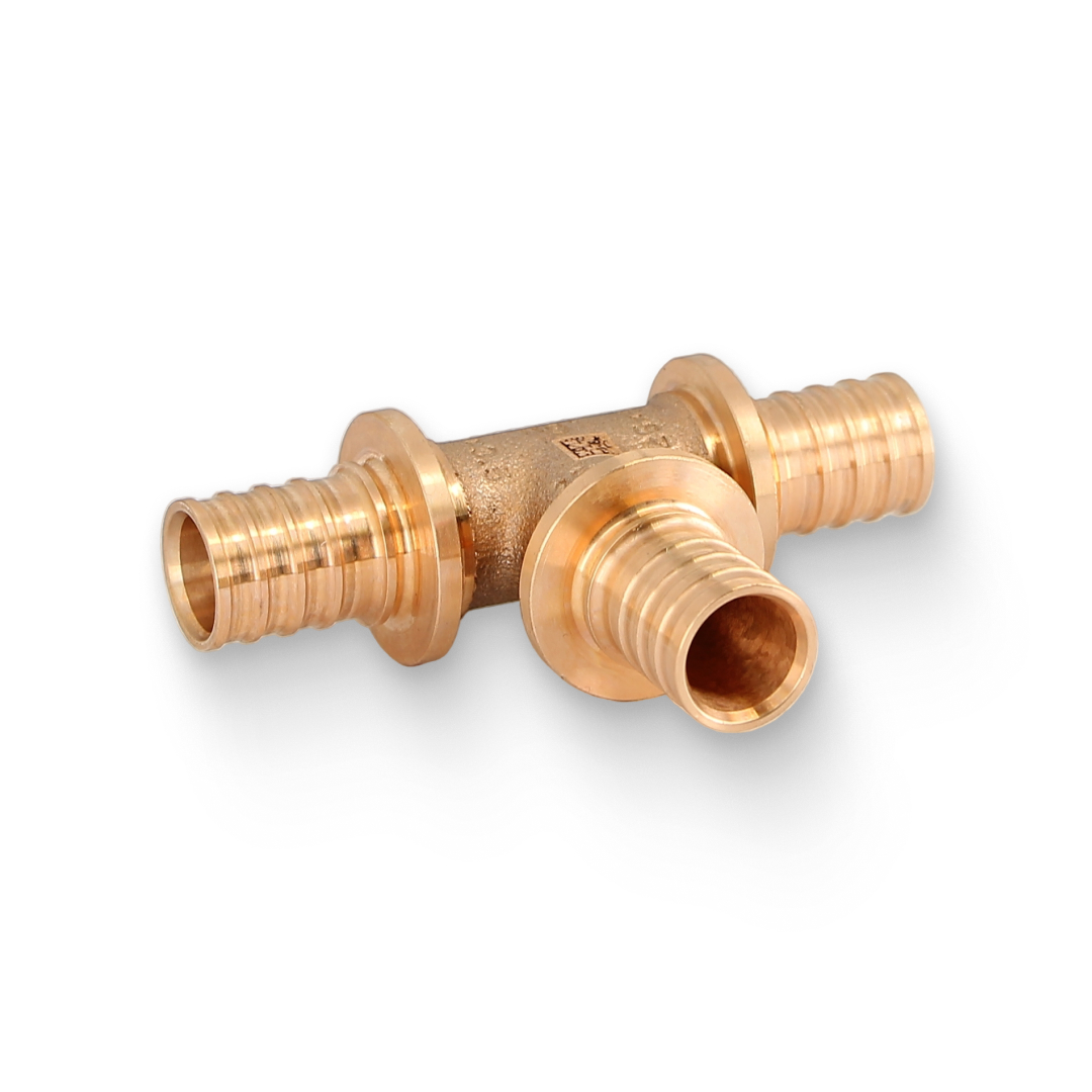 Тройник аксиальный 25, RX+, бронза