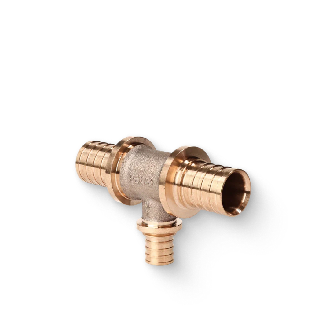 Тройник REHAU RAUTITAN RX+ 32-20-32 мм бронза 14563141001