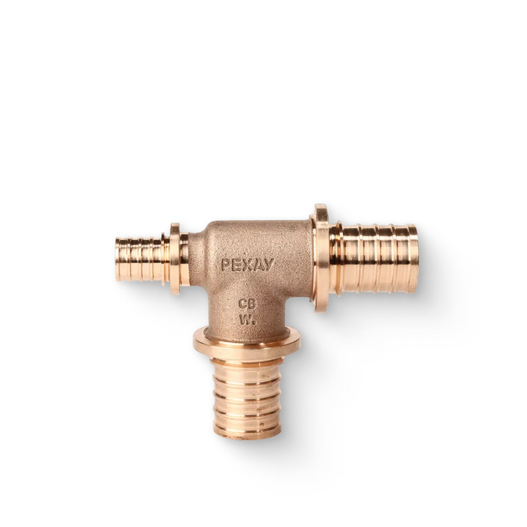 Тройник REHAU RAUTITAN RX+ 32-32-20 мм бронза 14563241001