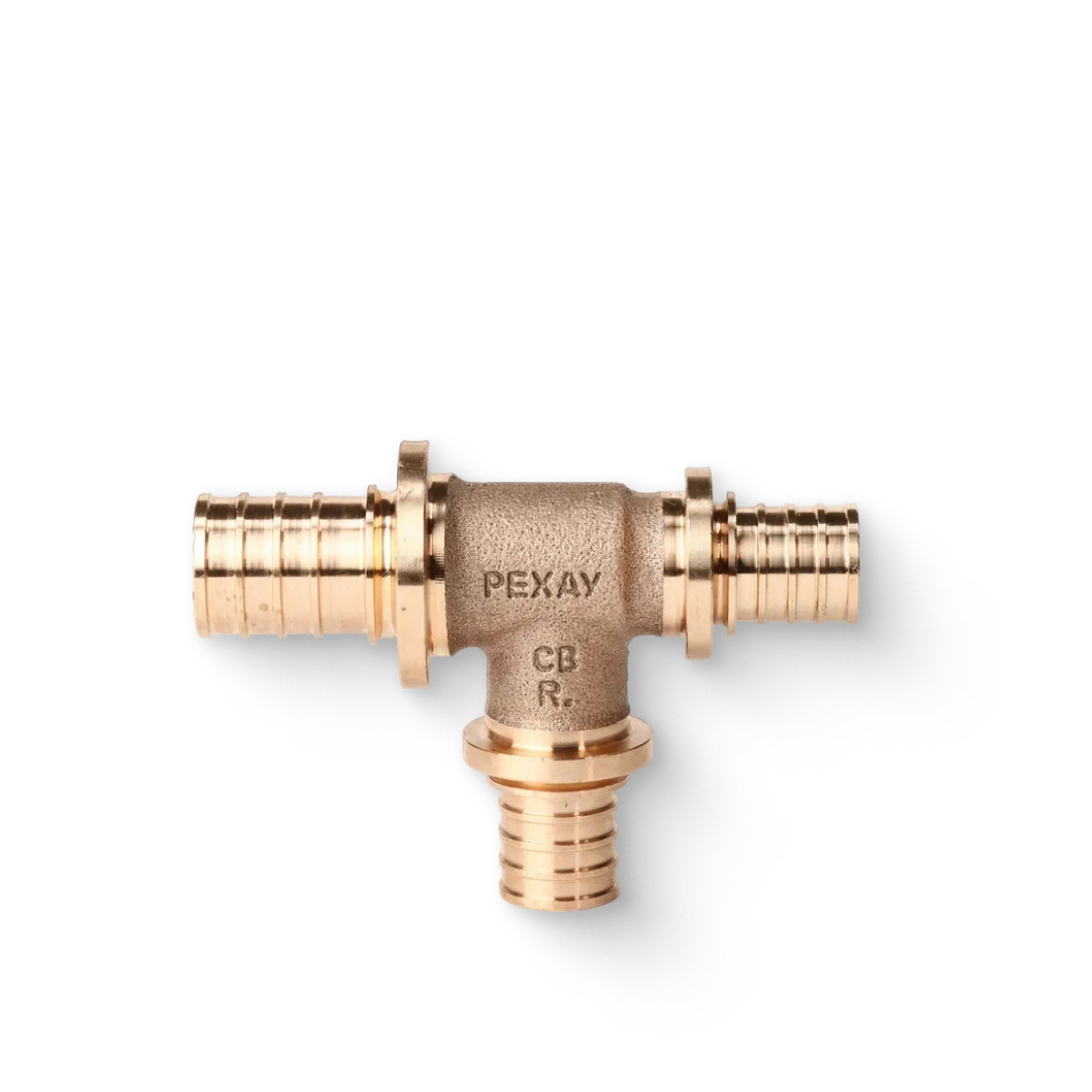 Тройник переходной REHAU Rautitan RX+ 32-20-25 мм бронза 14563471001