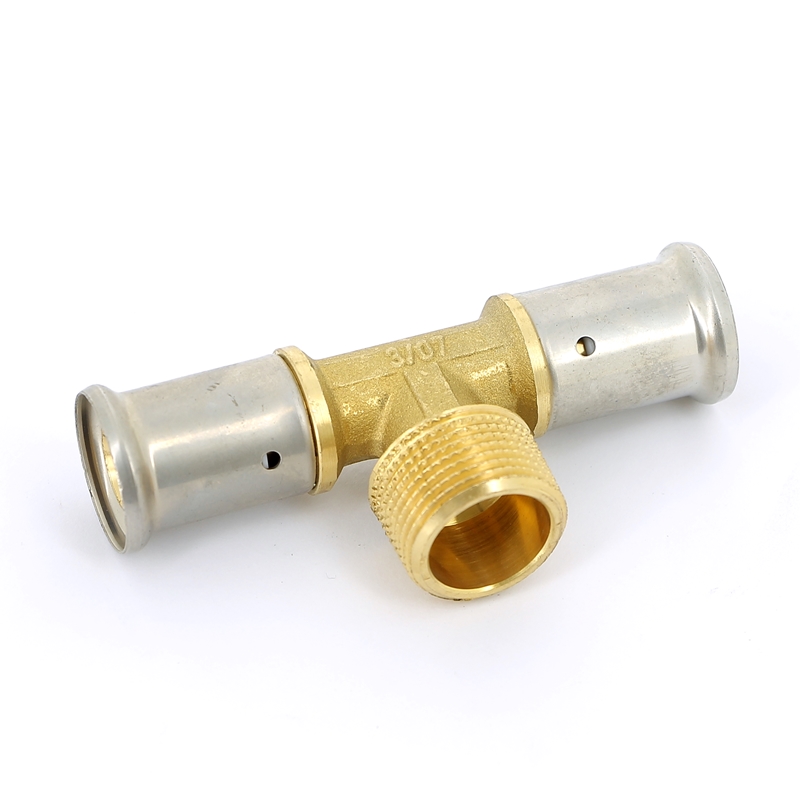 Тройник НР 20х3/4х20 пресс