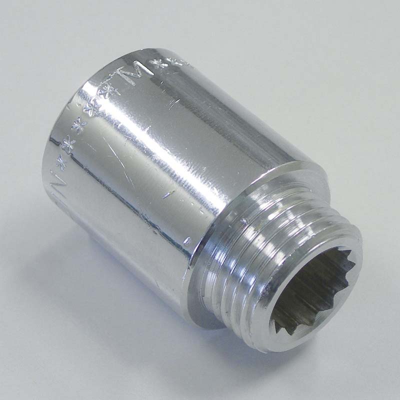 Удлинитель НВ 30ммх1 хромир., серия 1530C