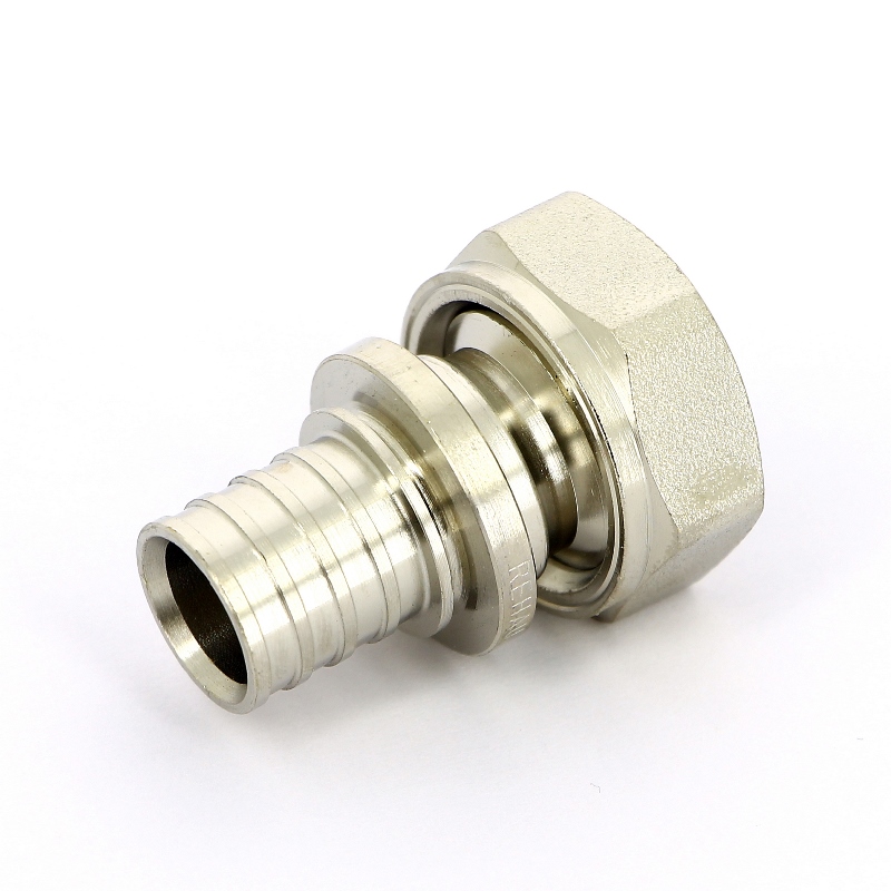 Соединитель надвиж-В 20 x 3/4EK никелированный, DZR-латунь