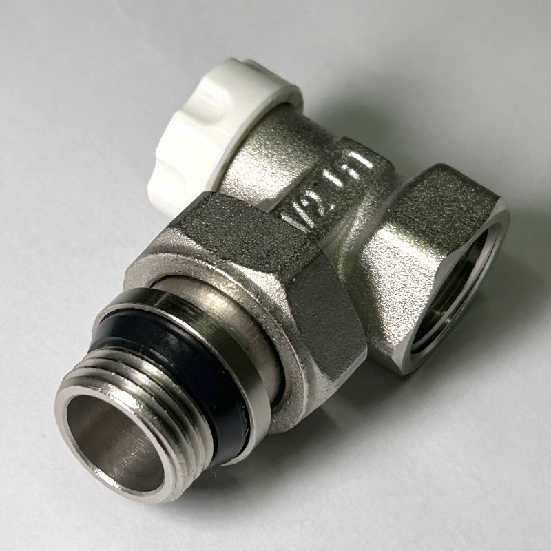 Вентиль обратный угловой Uni-Fitt быстрого монтажа 1/2 НВ с разъемным соединением 176N2000