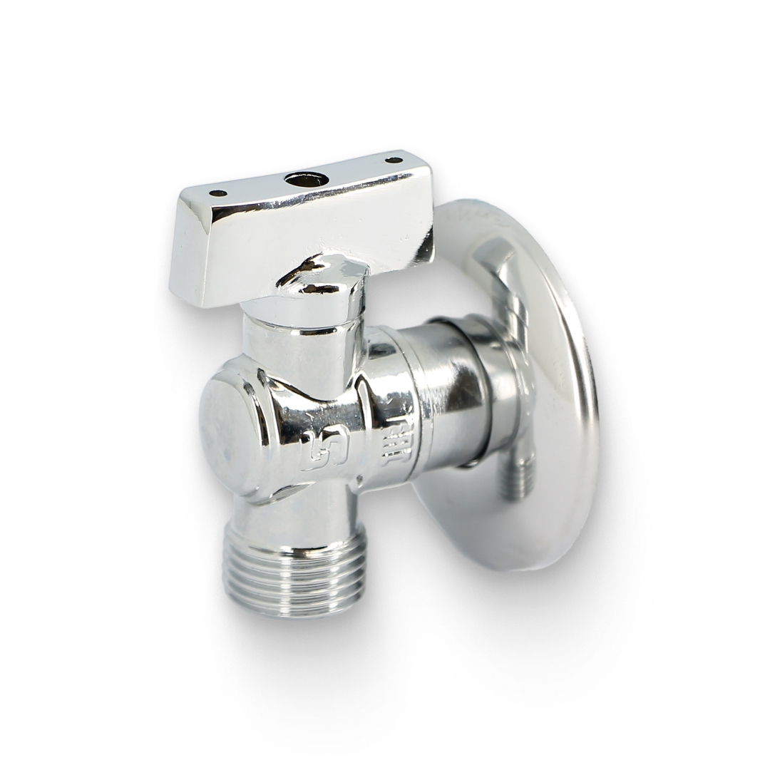 Кран шаровой приборный MVI 1/2x1/2 НН для бачков и смесителей хром BL.321.04