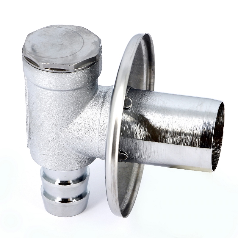 Сифон 32 мм х 22 мм (штуцер) для бытовой техники с пружинным клапаном