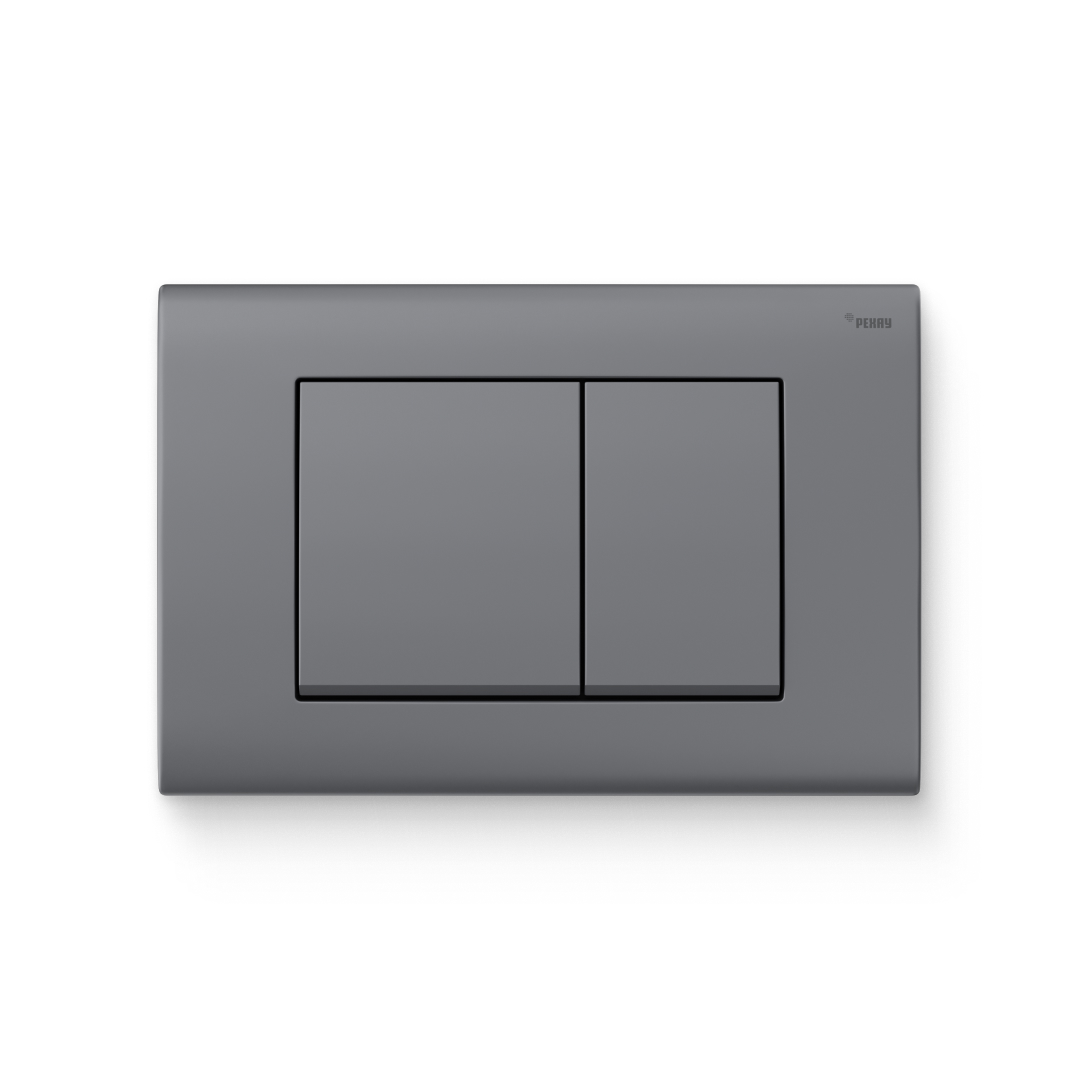 Кнопка смыва РЕХАУ NOVA QUAD 001 пластик, графитовый, матовый