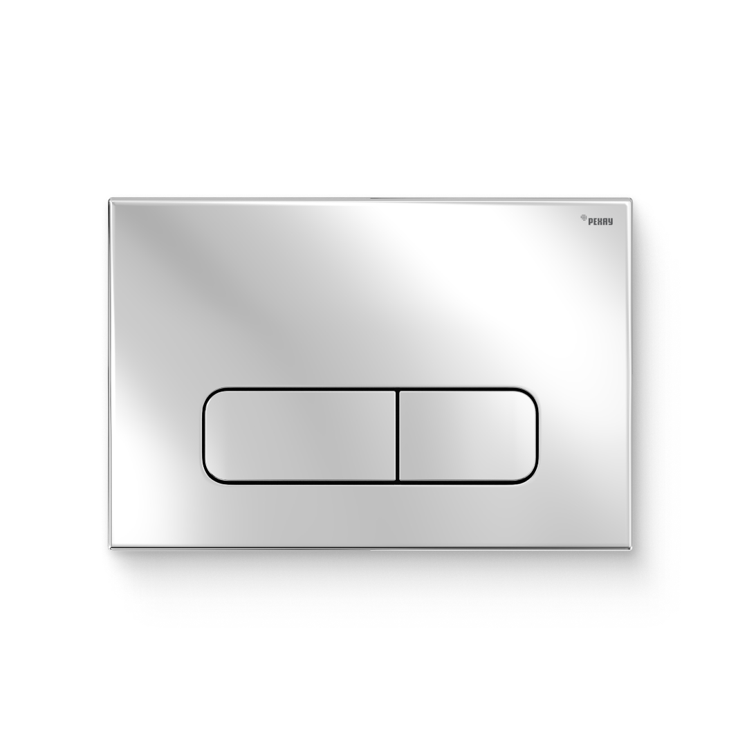 Кнопка смыва РЕХАУ NOVA ELLIPSE 001 пластик, хром, глянцевый