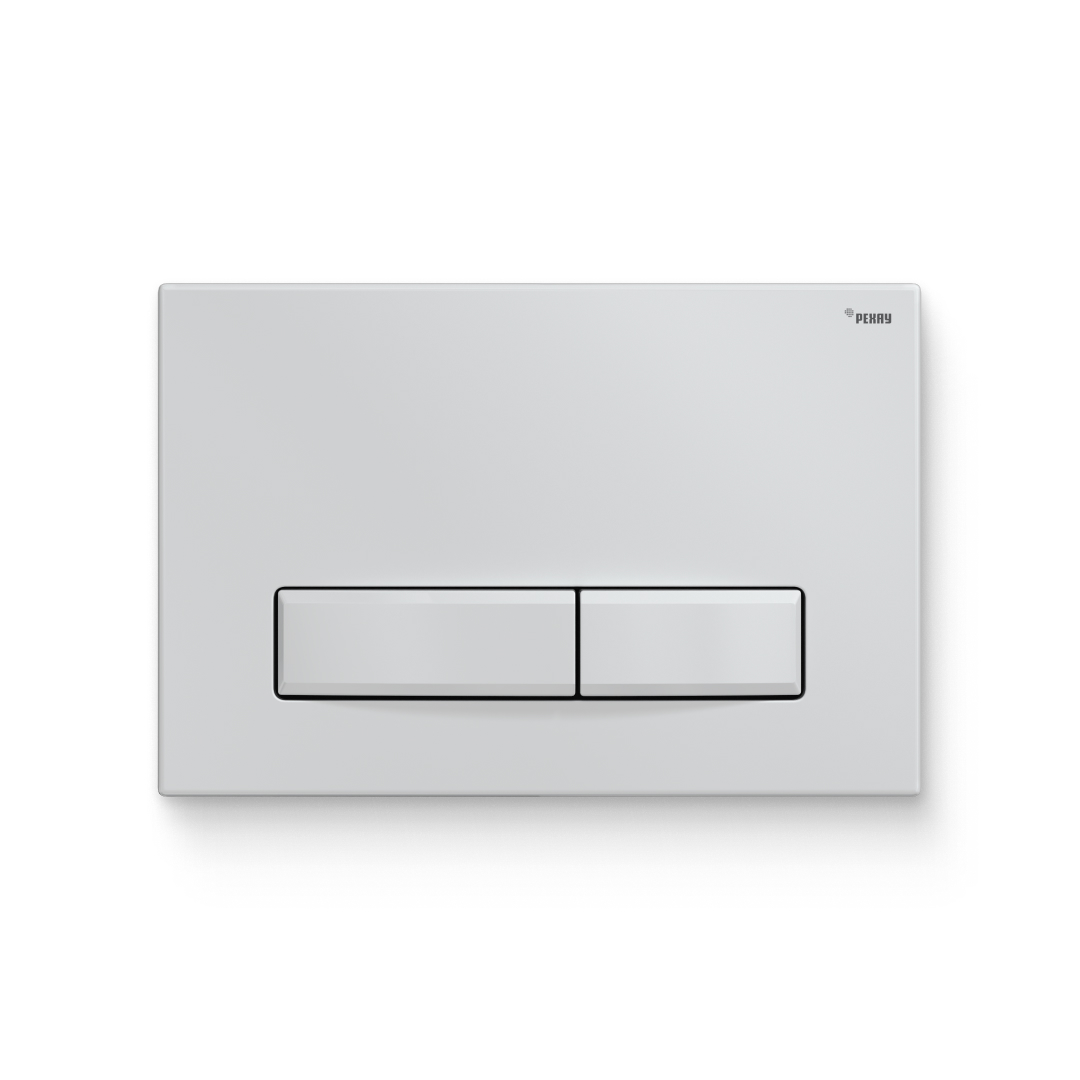 Кнопка смыва REHAU NOVA LONG 001 пластик белый глянцевый 521902