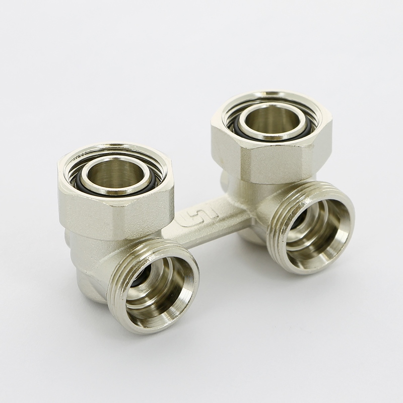 Узел угловой НВ 3/4ЕК х 3/4ЕК радиаторный со встроенными кранами 2-трубная система