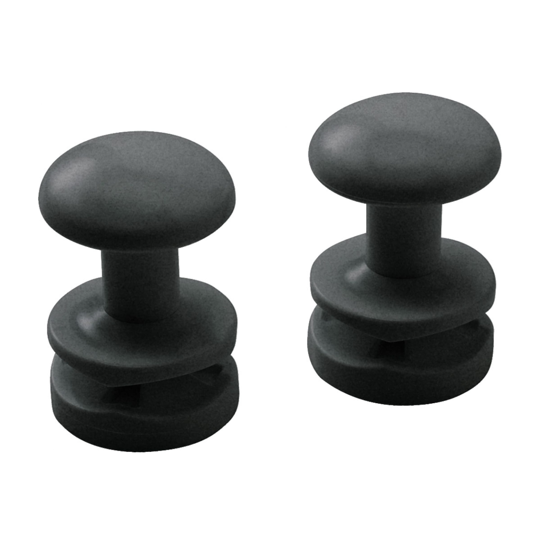 Держатель для полотенец Atlantic Кнопка для полотенцесушителя антрацит 137