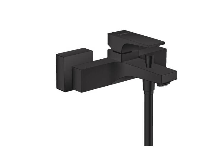 Смеситель для ванны и душа Hansgrohe Metropol однорычажный черный матовый 32540670