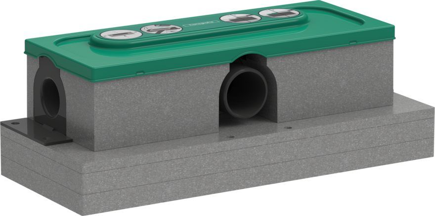 Скрытая часть для слива Hansgrohe Raindrain гидрозатвор 50 мм 01001180