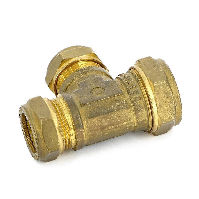 Тройник обжимной Tiemme 22х28х22 мм 1000212