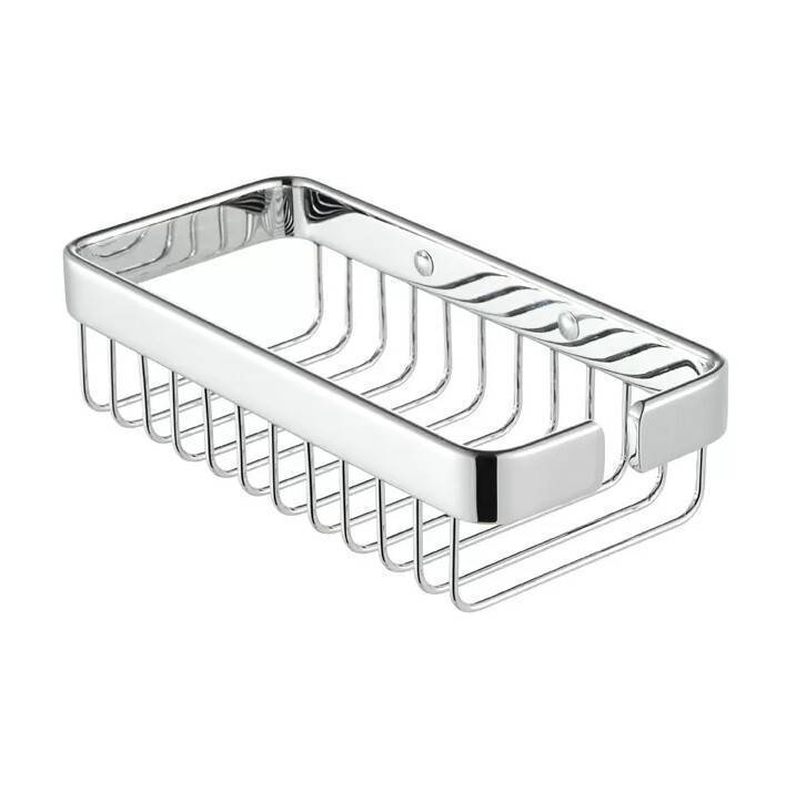 Полка-решетка для ванной Geesa Basket 190x90x50 мм хром 912601-02