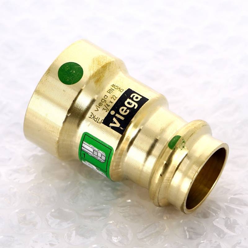 Муфта переходная Viega Megapress с SC-Contur DN20 3/4 x 22 мм бронза 736279