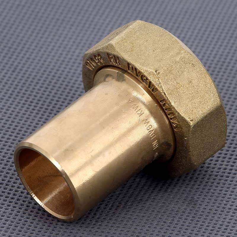 Вставка с накидной гайкой бронза Viega Sanpress 28х1 1/4 338534