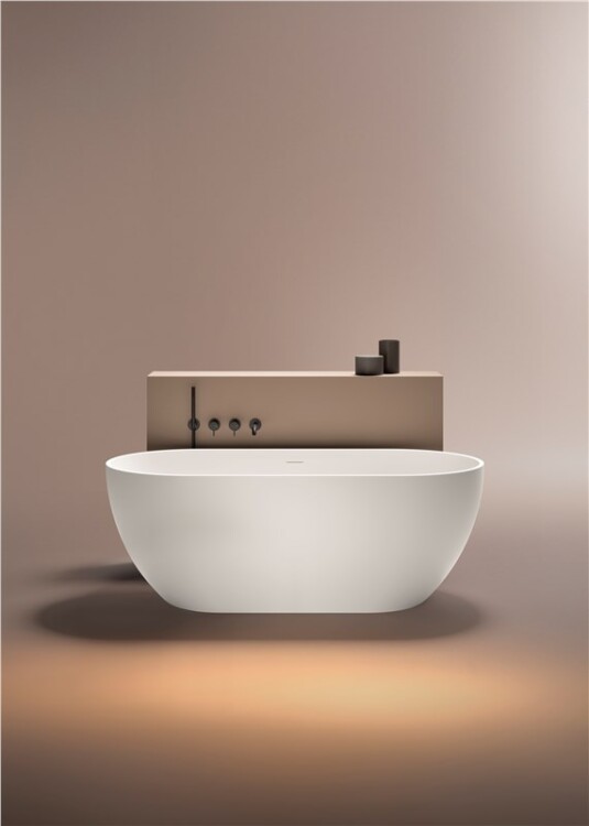 Ванна Treesse Clivia 1600x750x570 мм белый матовый V446BO