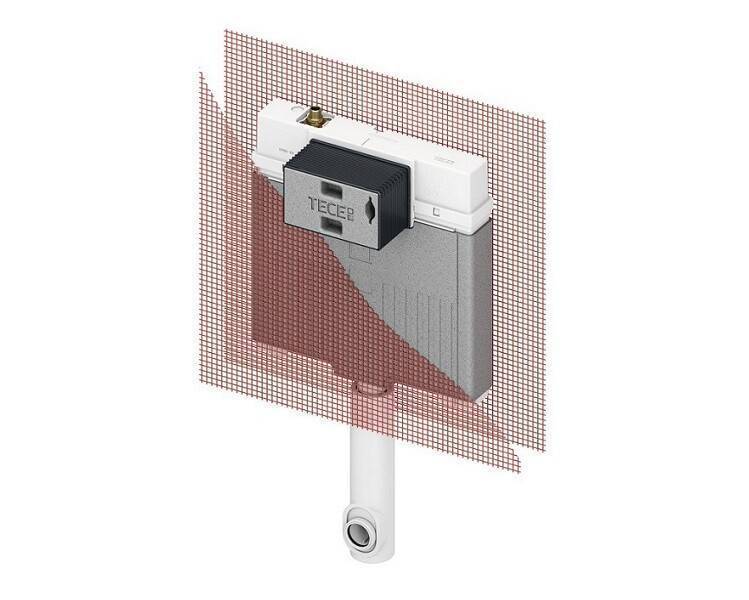 Смывной бачок TECE TECEbox Octa II для напольного унитаза 9370500