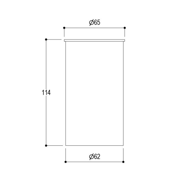 Стакан Ritmonio Elementa Fittings настольный цвет NCS S 7010-R10B 7JS001NCSS7010R10B