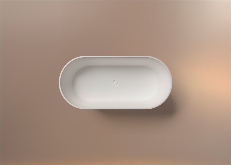 Ванна Treesse Clivia 1700x800x600 мм белый матовый V447BO