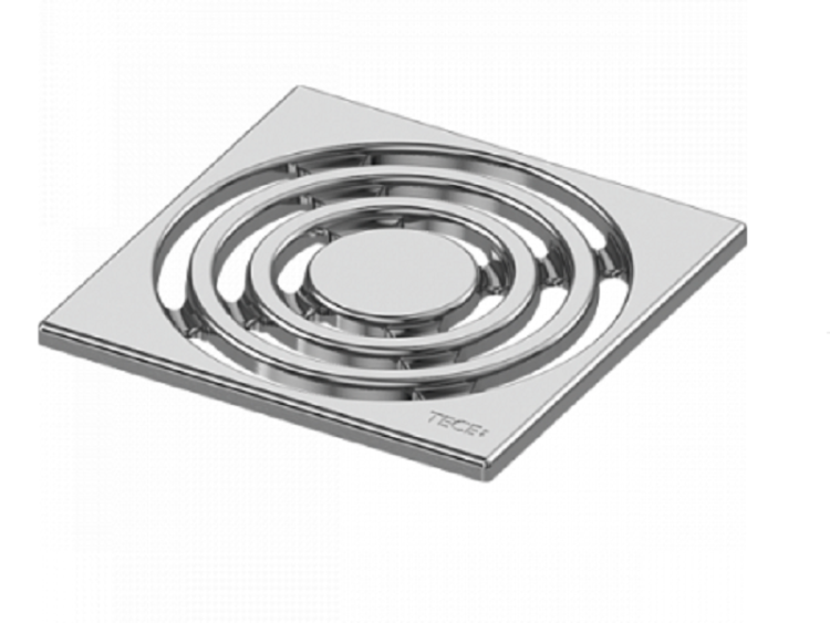 Решетка для трапа TECEdrainpoint S Basic 142x142 мм полированная нержавеющая сталь 3665003