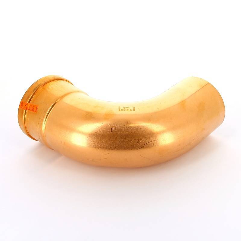 Угол-вставка 90° пресс Viega Profipress XL 108 мм медь 476892