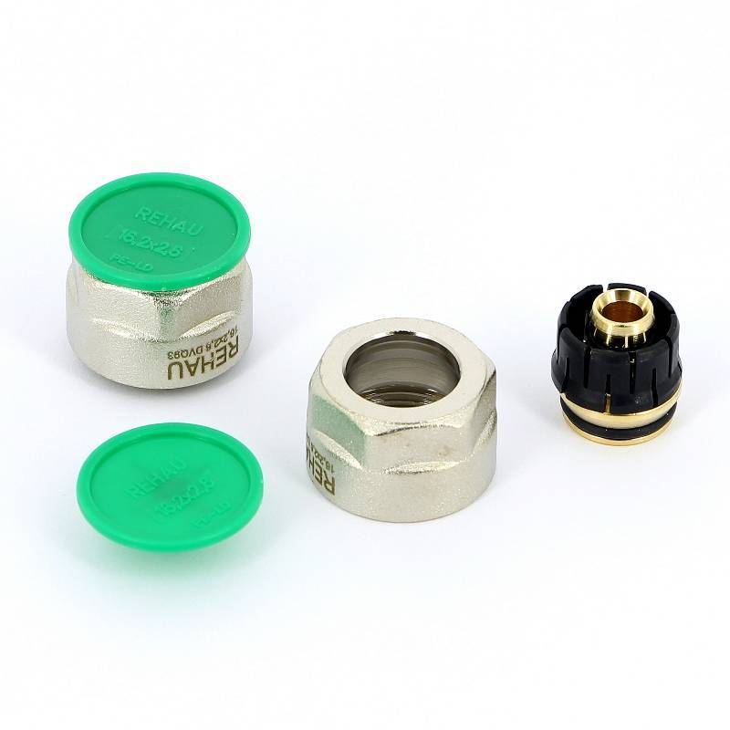 Комплект соединителей REHAU RAUTITAN stabil евроконус 16.2x2.6 мм G 3/4 12664521001