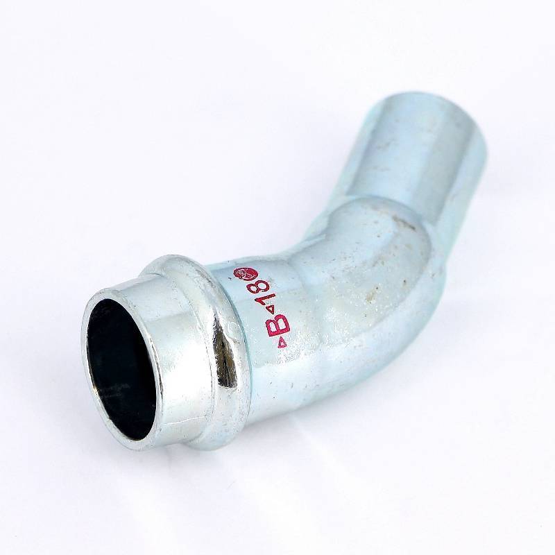 Угол-вставка 45° пресс IBP B Press Carbon 18 мм оцинкованная сталь PC5040 0180000