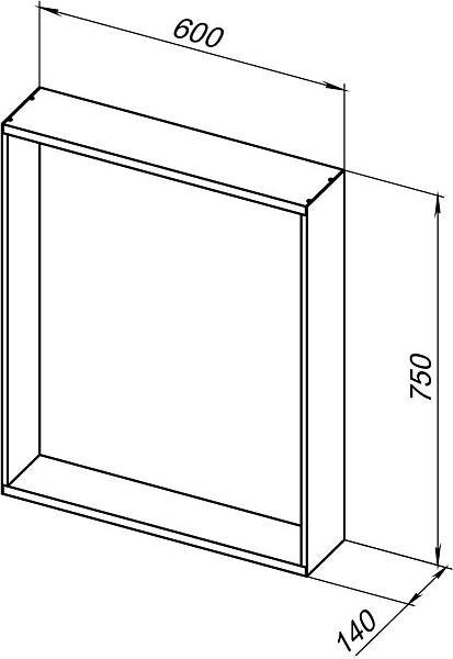 Зеркало Allen Brau Reality 60 см серебро 1.32016.02