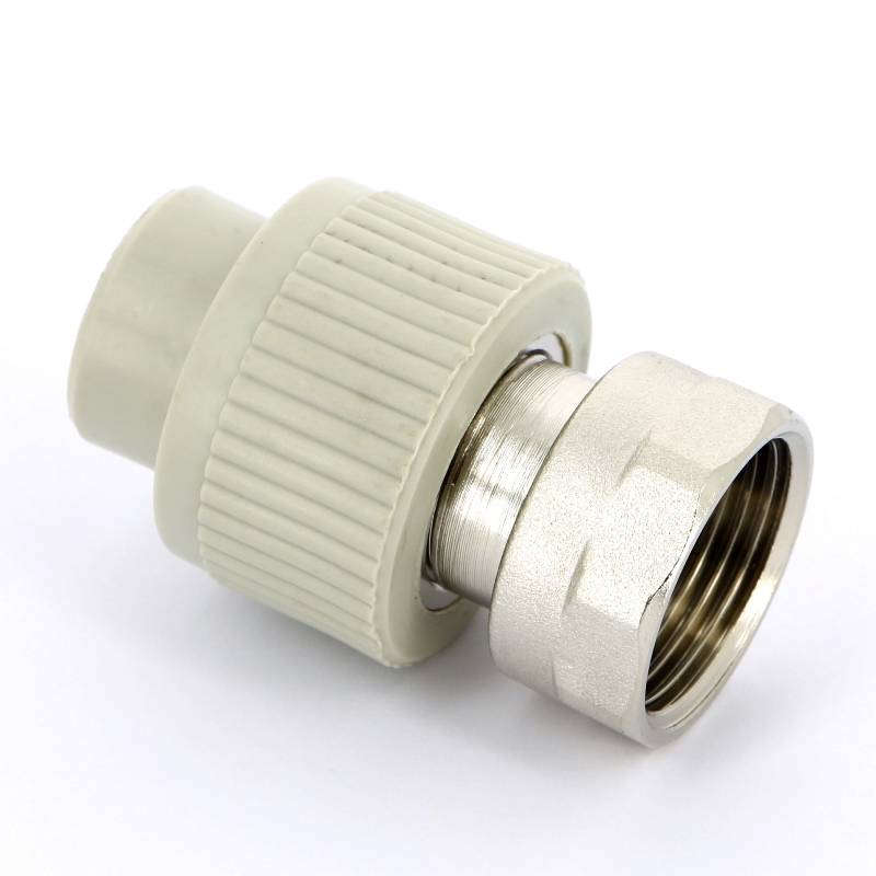 Муфта полипропиленовая FV-Plast с накидной гайкой и вварным патрубком 20x1 223022