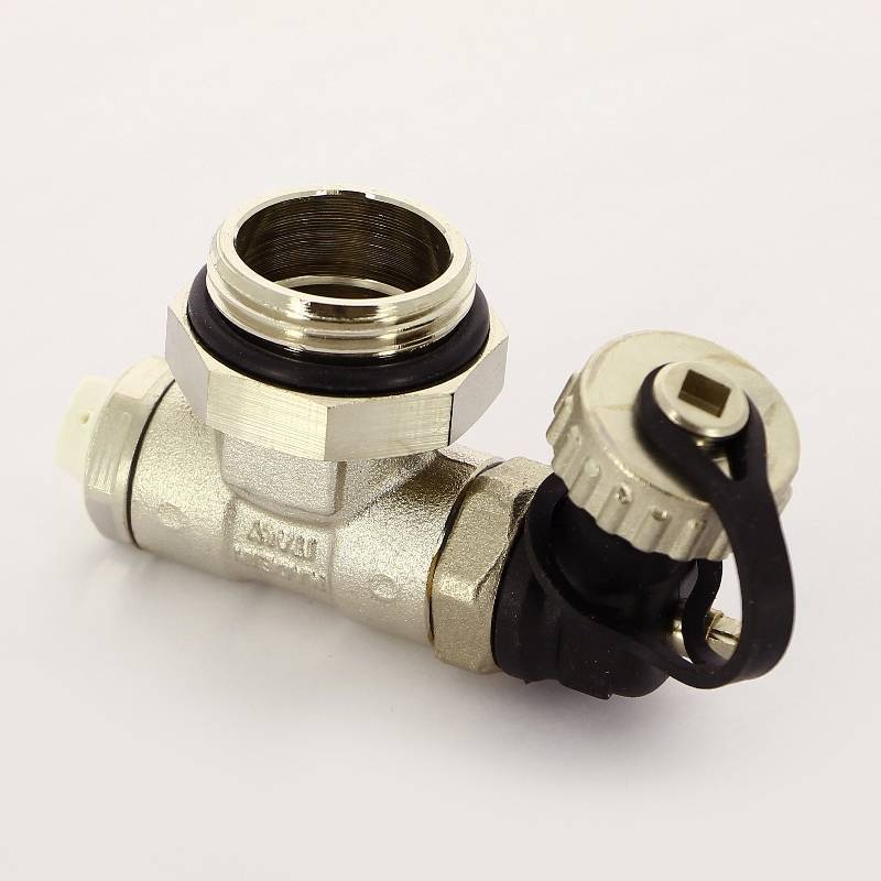 Концевик для коллектора Itap 489M 1 с воздухоотводчиком и сливным клапаном 489M 1