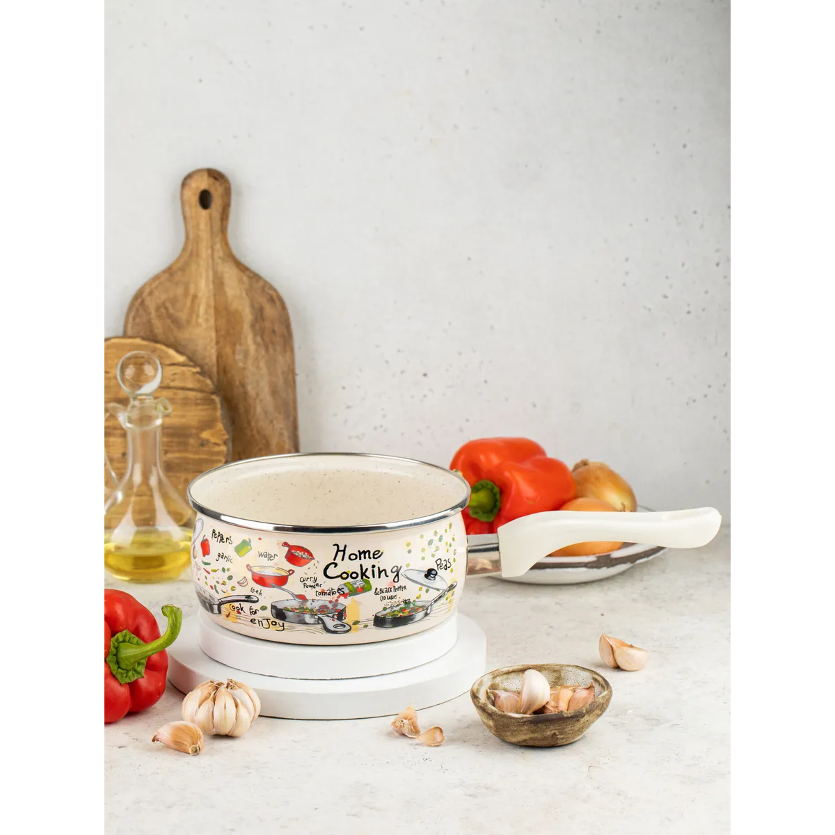 Ковш эмалированный Metrot Гурман 1,6 л 187585