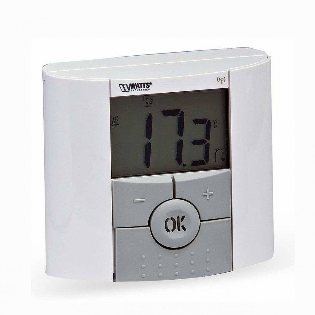 Радиотермостат комнатный Watts BT-D02-RF с ЖК-дисплеем 10036870