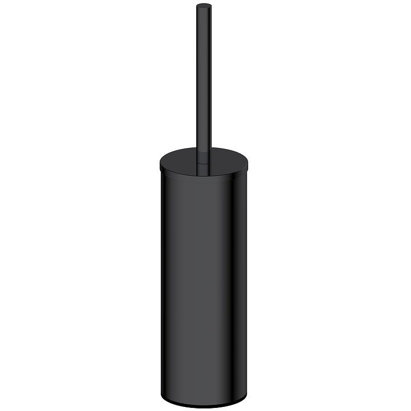 Ершик для унитаза напольный Aquanet ВЕГА матовый черный AQ4011MB
