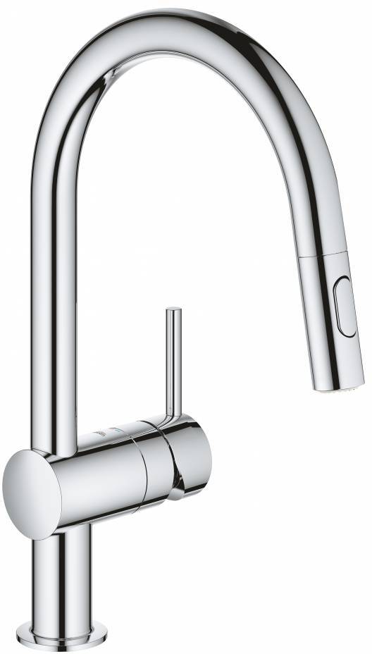 Смеситель для кухни GROHE Minta с выдвижным изливом хром 32321002